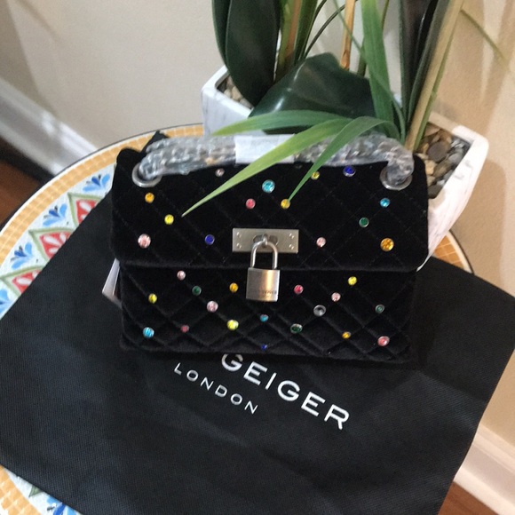 Kurt Geiger London Mini Brixton Shoulder Bag In Charcoal - - Picture 17 of 17